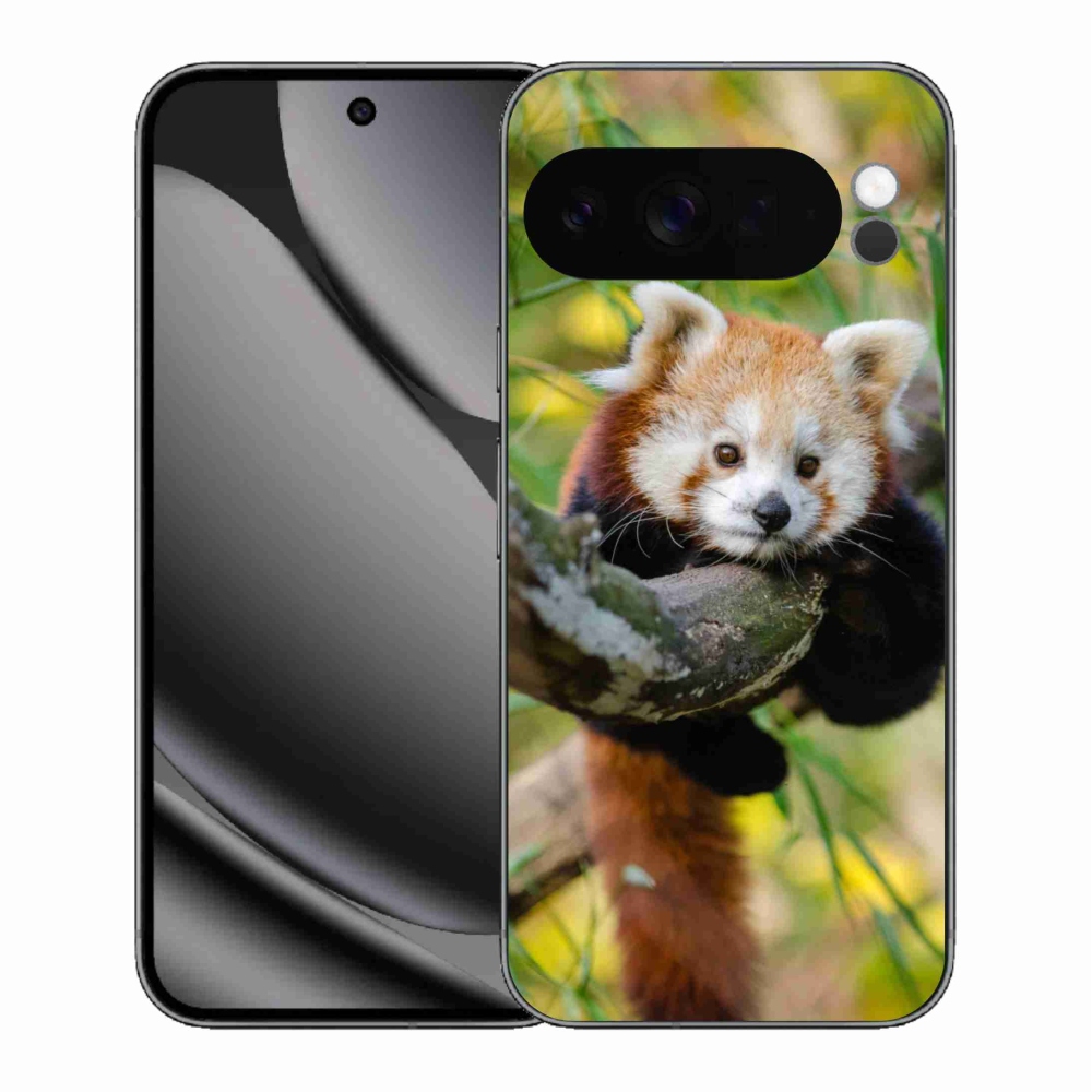 Gélový kryt mmCase na Google Pixel 10 Pro XL - panda červená