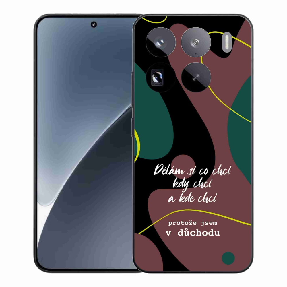 Gélový kryt mmCase na Xiaomi 15 Pro - vtipný text 10 čierne pozadie