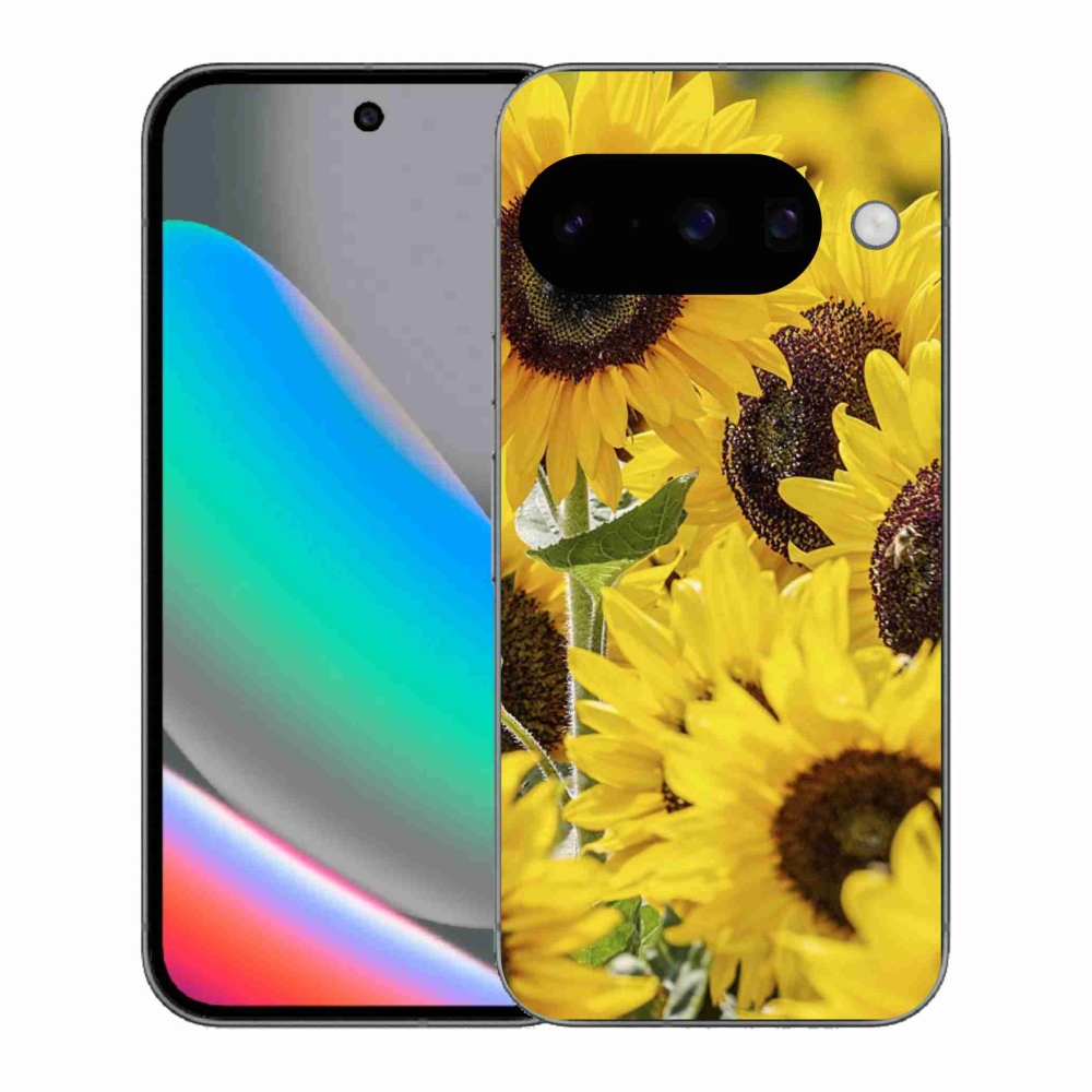 Gélový kryt mmCase na Google Pixel 10 - slnečnice