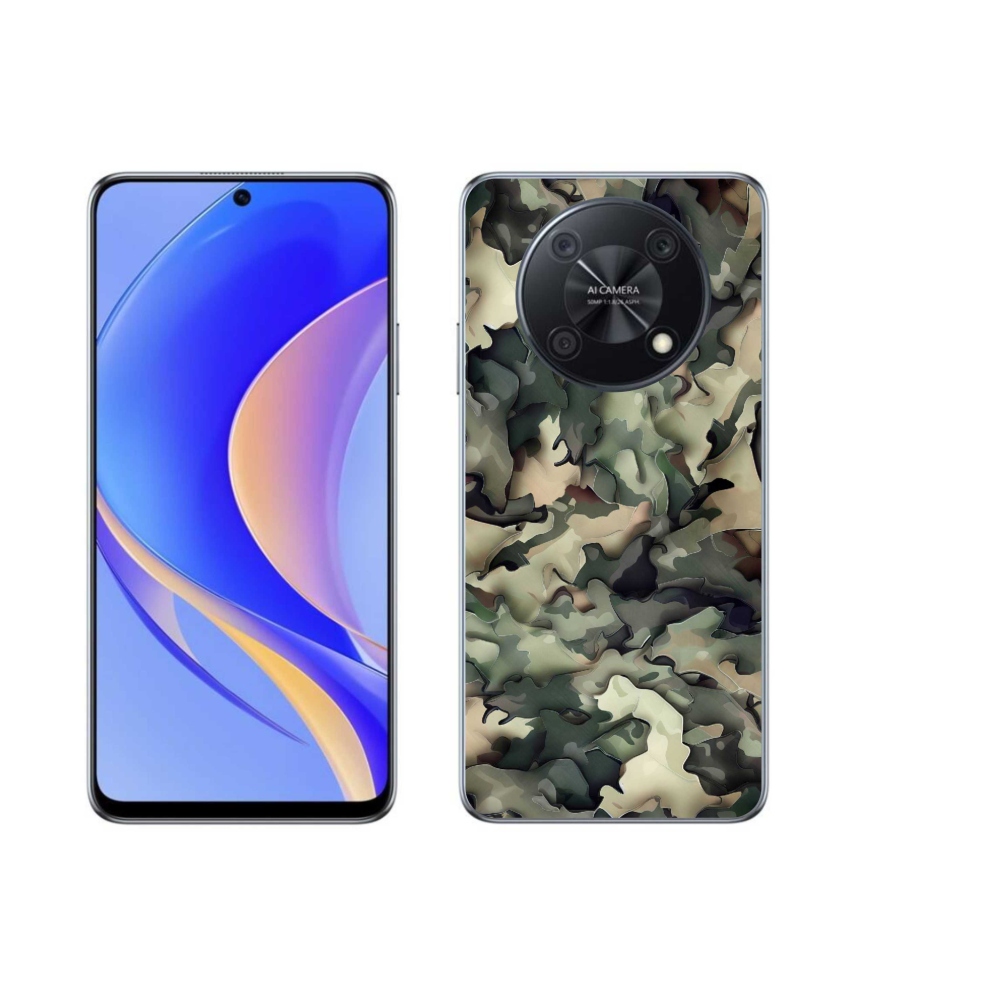 Gélový kryt mmCase na Huawei Nova Y90 - maskáčový vzor 9