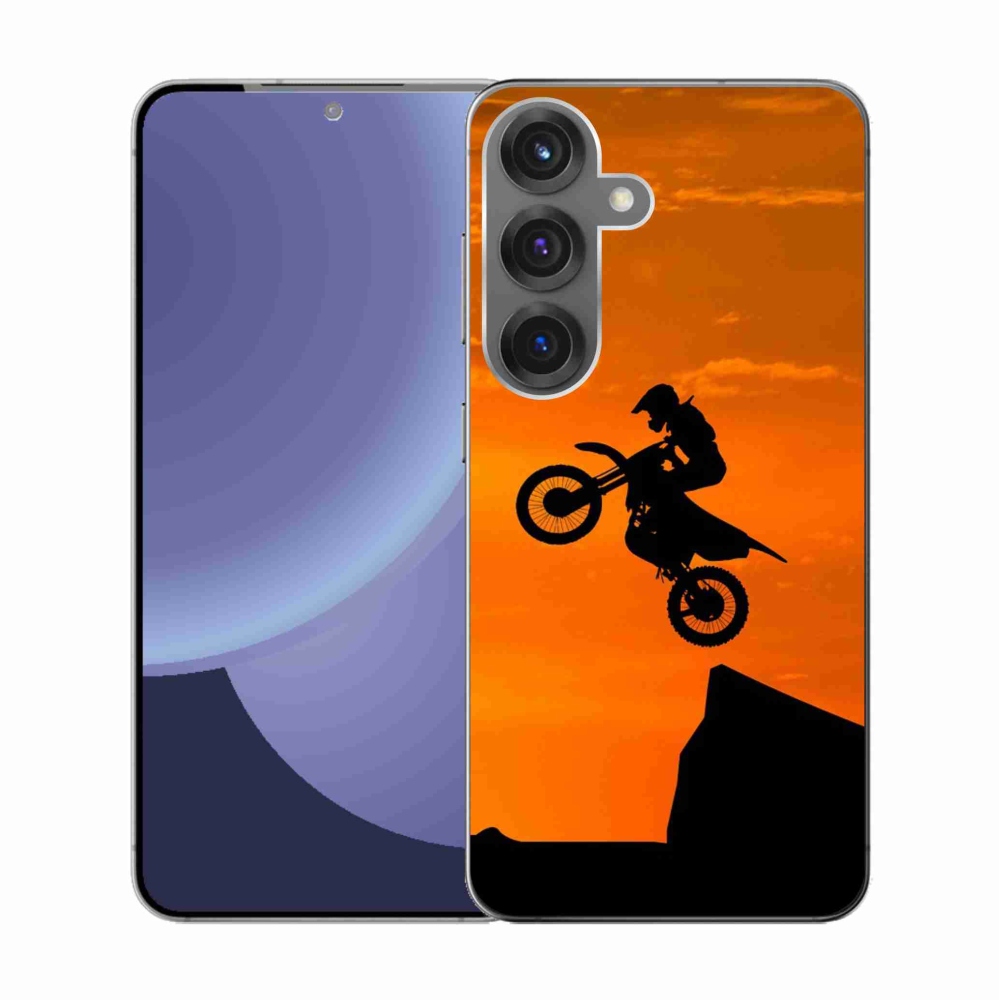 Gélový kryt mmCase na Samsung Galaxy S25 - motocross