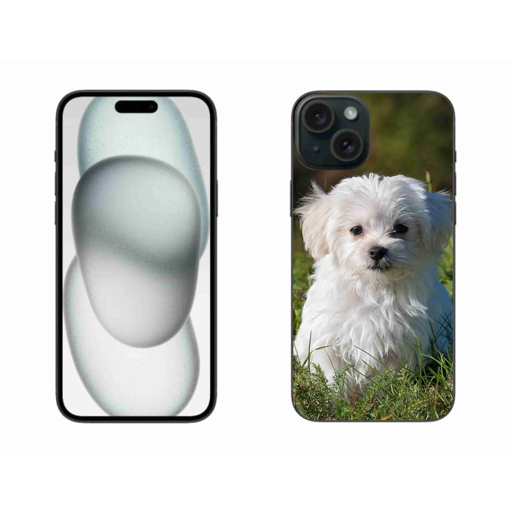 Gélový obal mmCase na iPhone 15 Plus - bišónik