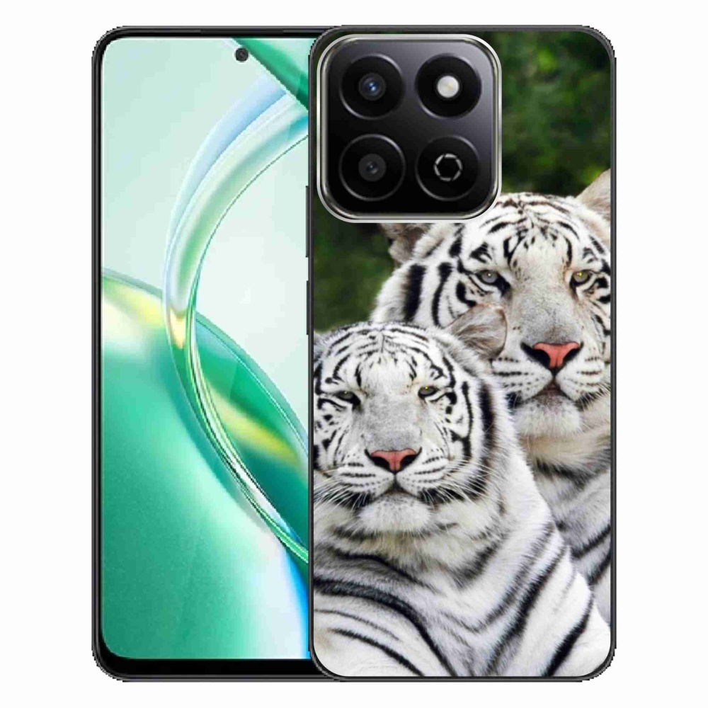 Gélový obal mmCase na Honor 200 Smart 5G - bieli tigre