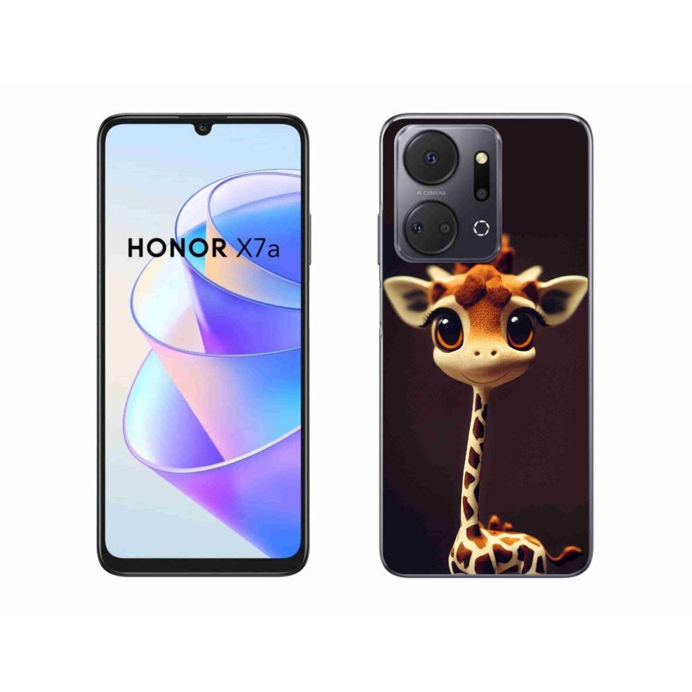 Gélový kryt mmCase na Honor X7a - malá žirafa