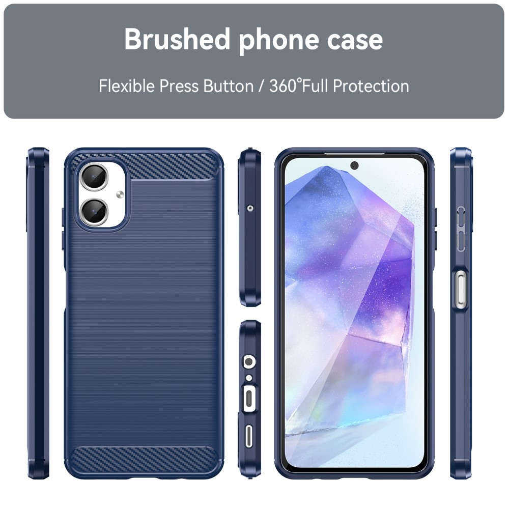 Carbon odolný gélový obal na Samsung Galaxy A06 4G - modrý