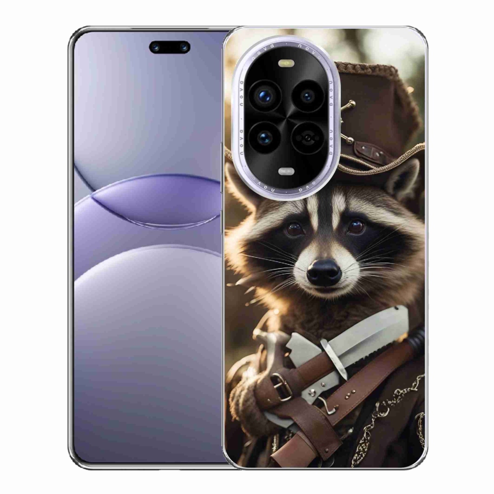 Gélový kryt mmCase na Huawei Nova 13 Pro 5G - mýval v uniforme