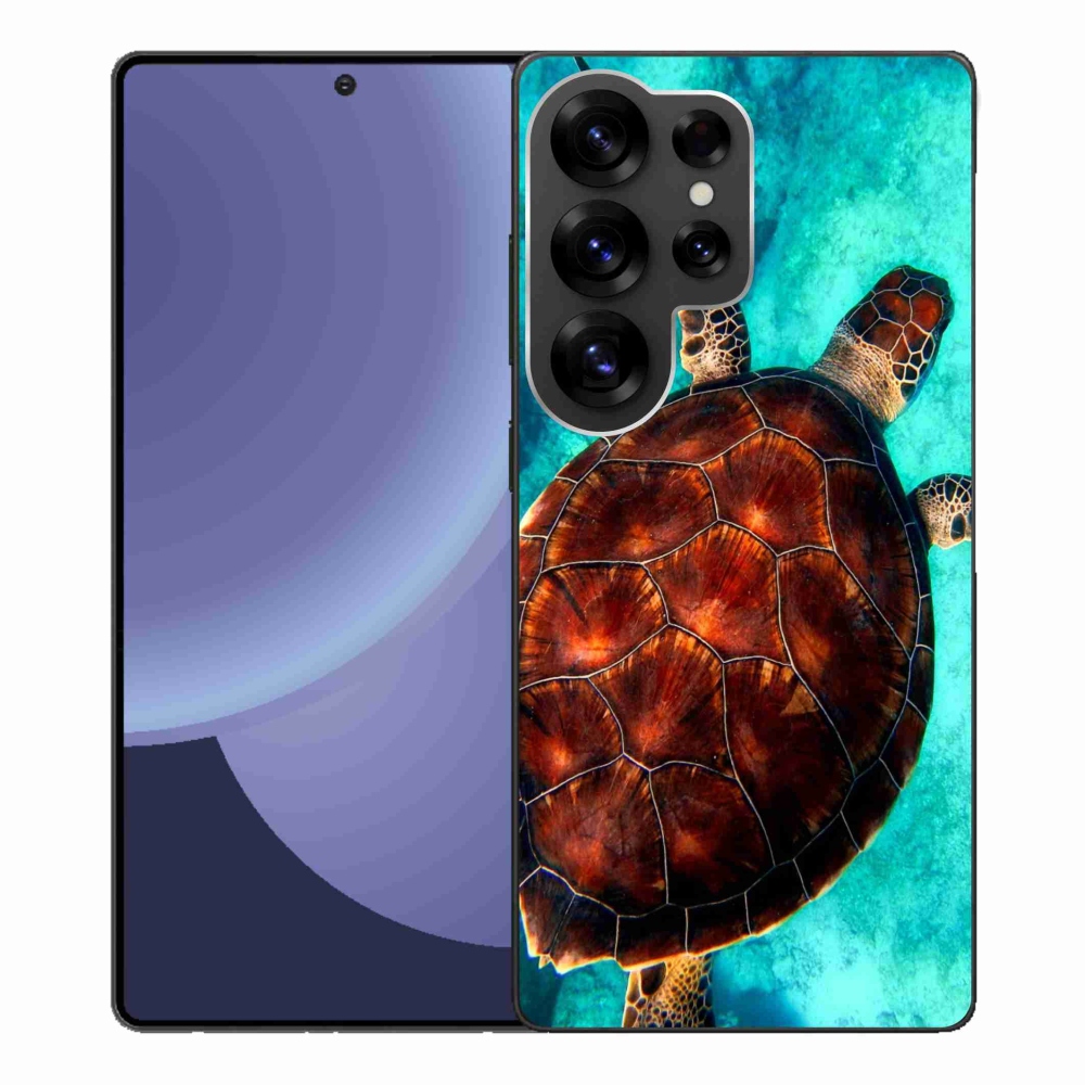 Gélový kryt mmCase na Samsung Galaxy S25 Ultra - korytnačka