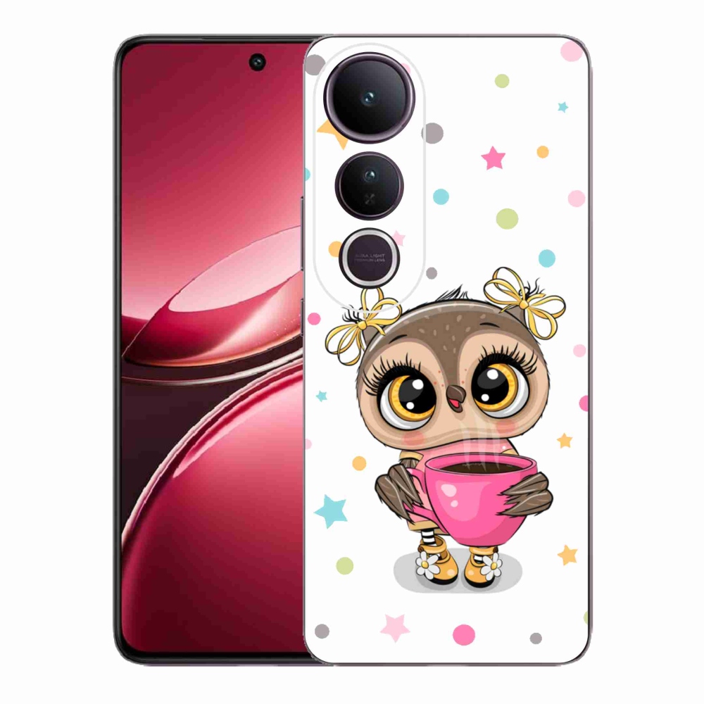 Gélový kryt mmCase na Vivo V50 Lite 4G/5G - kreslená sovička