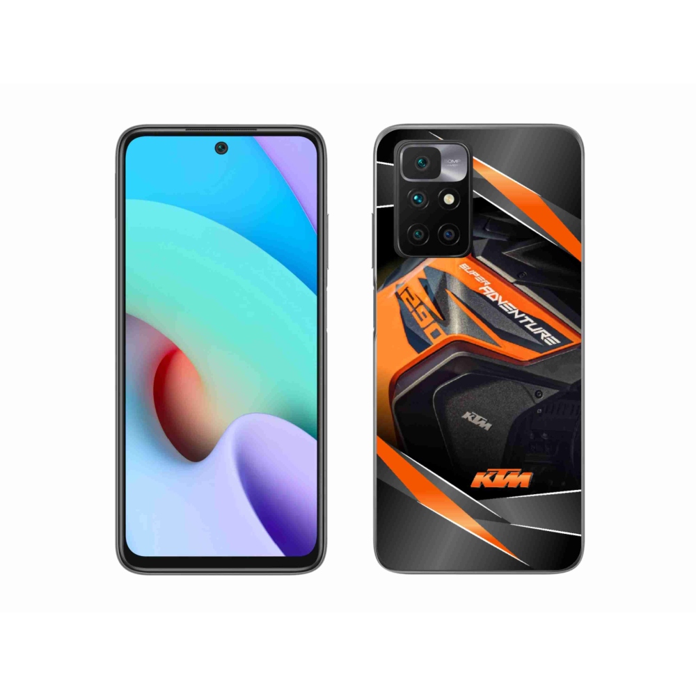 Gélový kryt mmCase na Xiaomi Redmi 10/Redmi 10 (2022) - motorka ktm