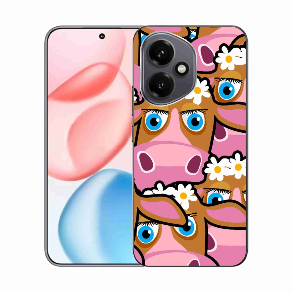Gélový kryt mmCase na Honor 400 - kreslené kravičky
