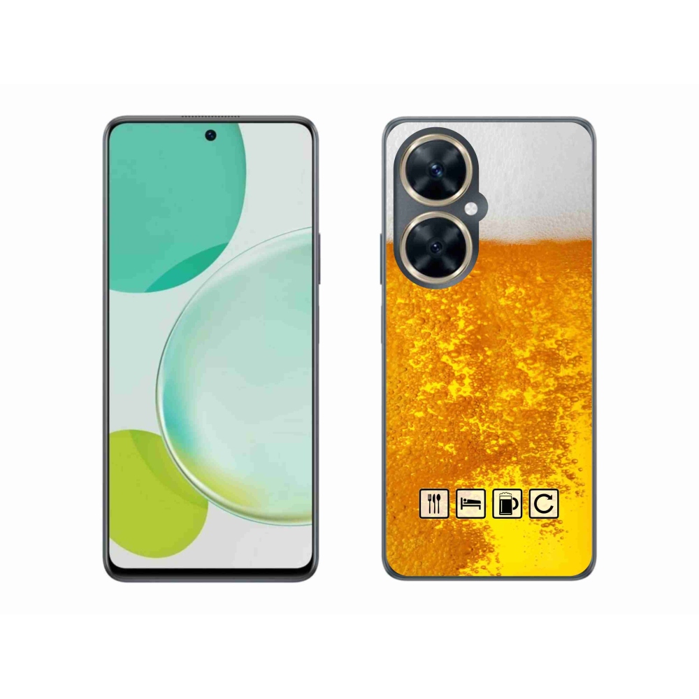 Gélový kryt mmCase na Huawei Nova 11i - pivný motív 3