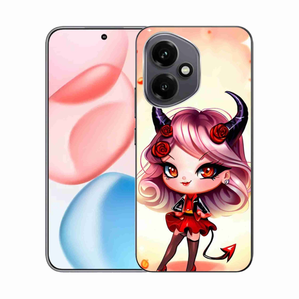Gélový kryt mmCase na Honor 400 - kreslená čertica
