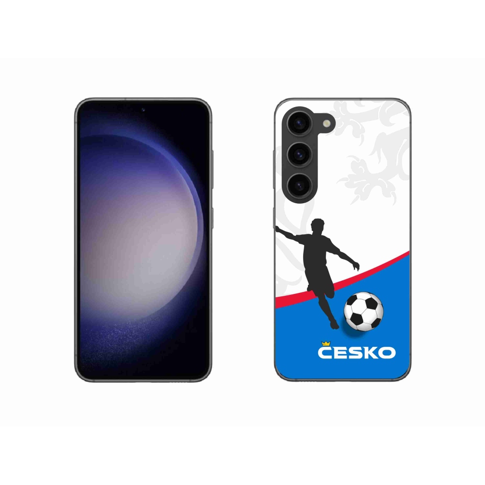 Gélový kryt mmCase na Samsung Galaxy S23 5G - futbal Česko 1