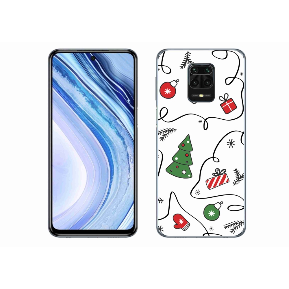 Gélový kryt mmCase na Xiaomi Redmi Note 9S - vianočné motívy