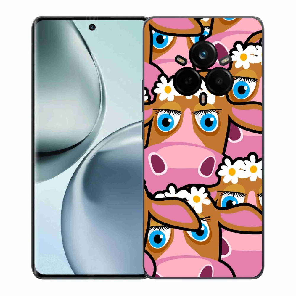 Gélový kryt mmCase na Realme 14 Pro+ 5G - kreslené kravičky