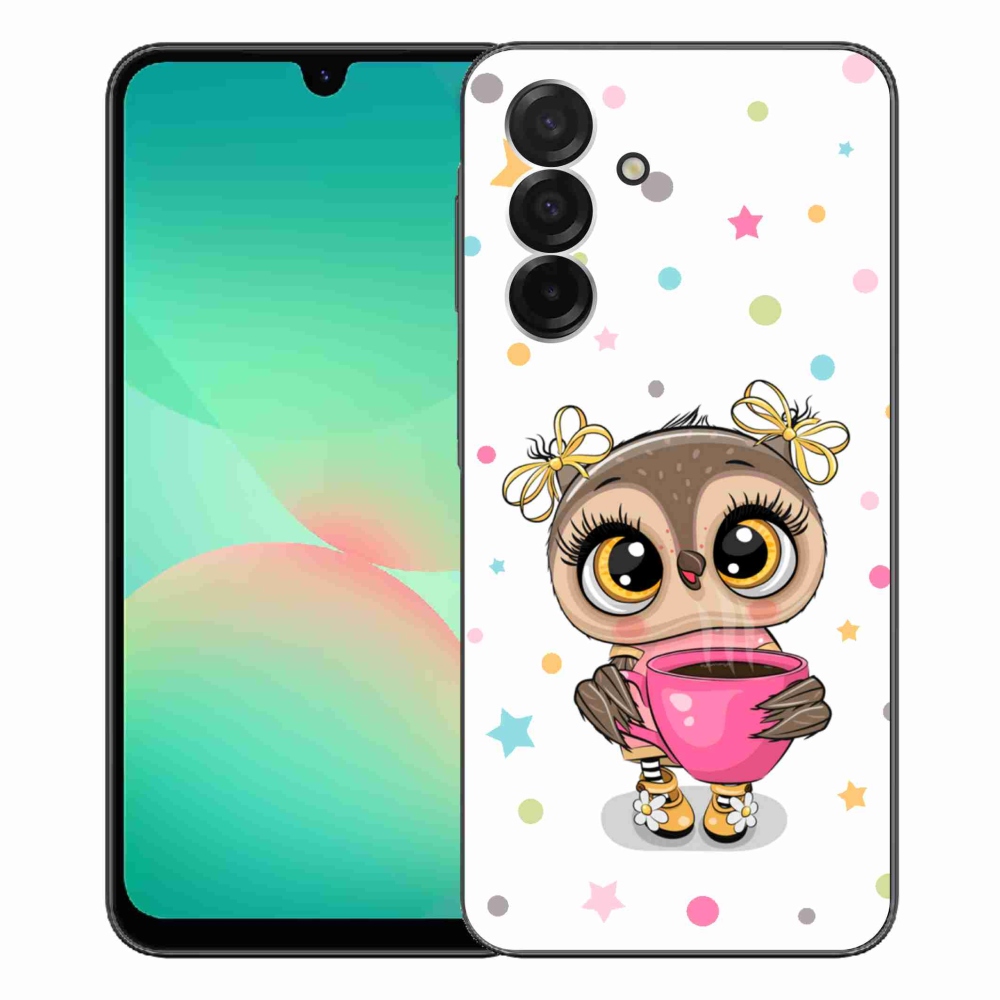 Gélový kryt mmCase na Samsung Galaxy A26 5G - kreslená sovička