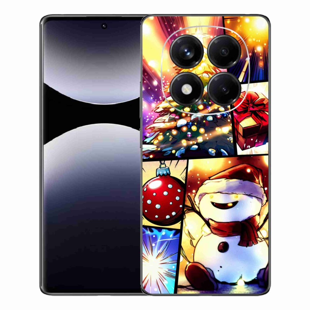 Gélový kryt mmCase na Xiaomi Redmi Note 14 Pro - vianočné motívy 1