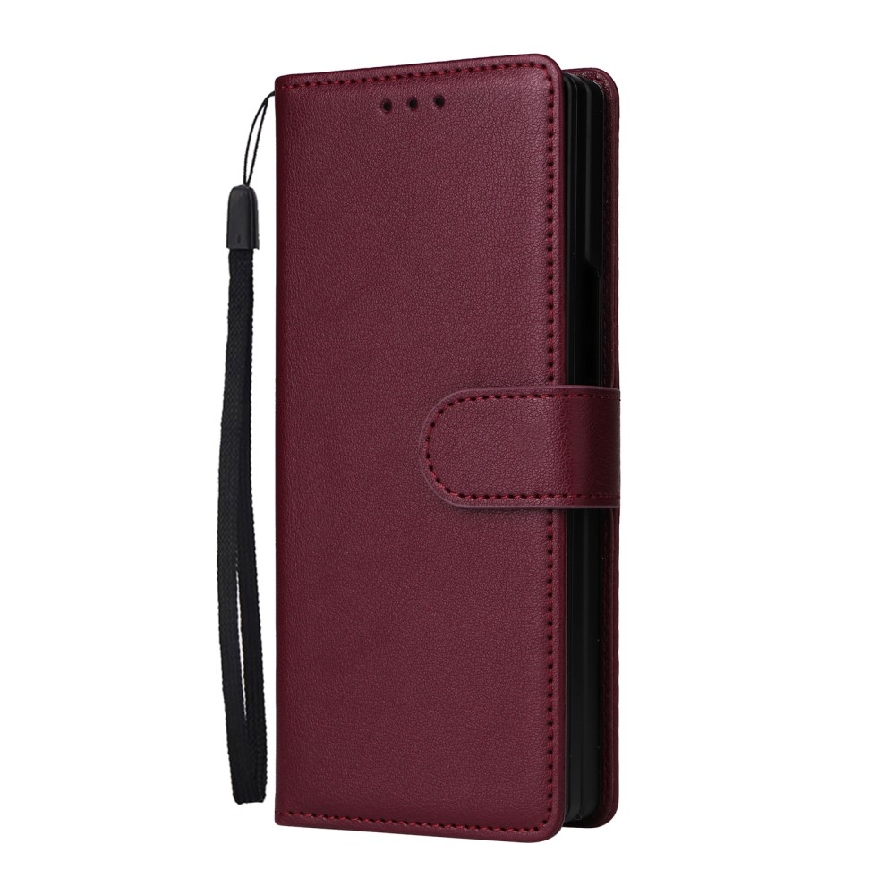 Wallet knižkové púzdro na Samsung Galaxy Z Fold6 5G - vínové