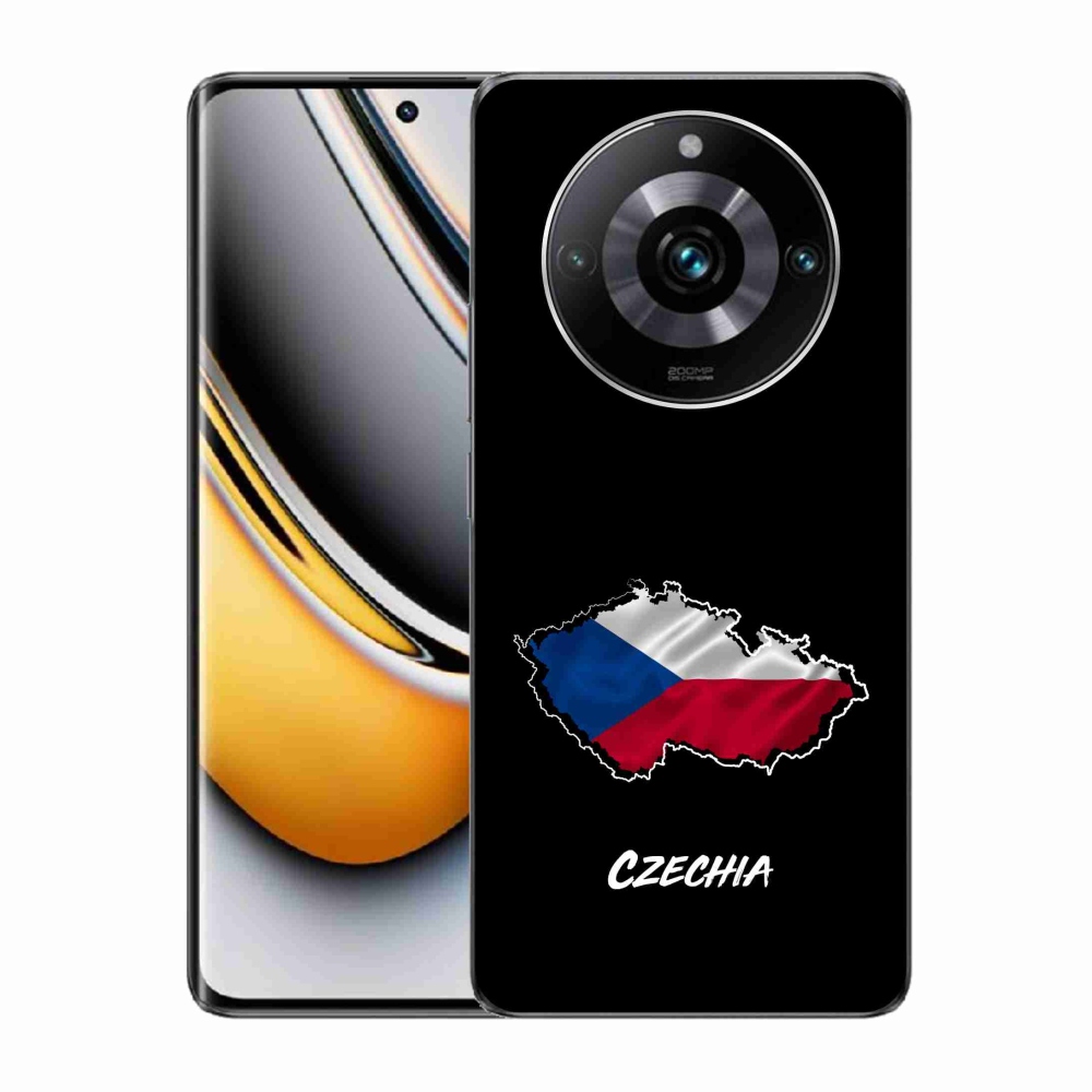 Gélový kryt mmCase na Realme 11 Pro/11 Pro+ - Czechia čierne pozadie