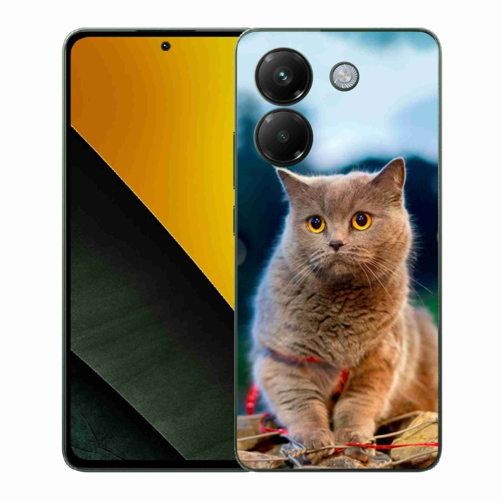 Gélový kryt mmCase na Xiaomi Poco M7 Pro 5G - britská modrá 2