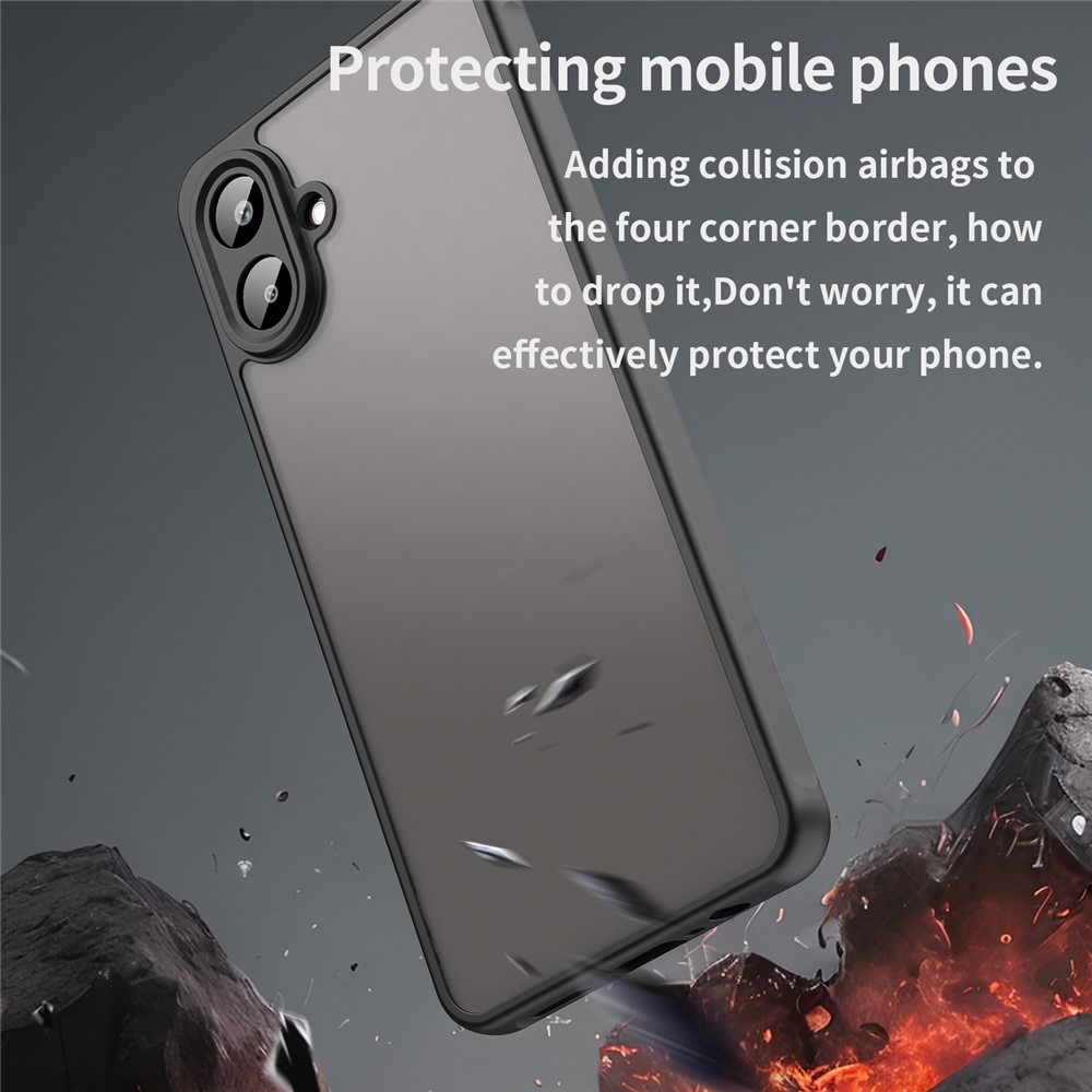 Proof gélový obal s pevným chrbtom na Samsung Galaxy A07 4G - čierny