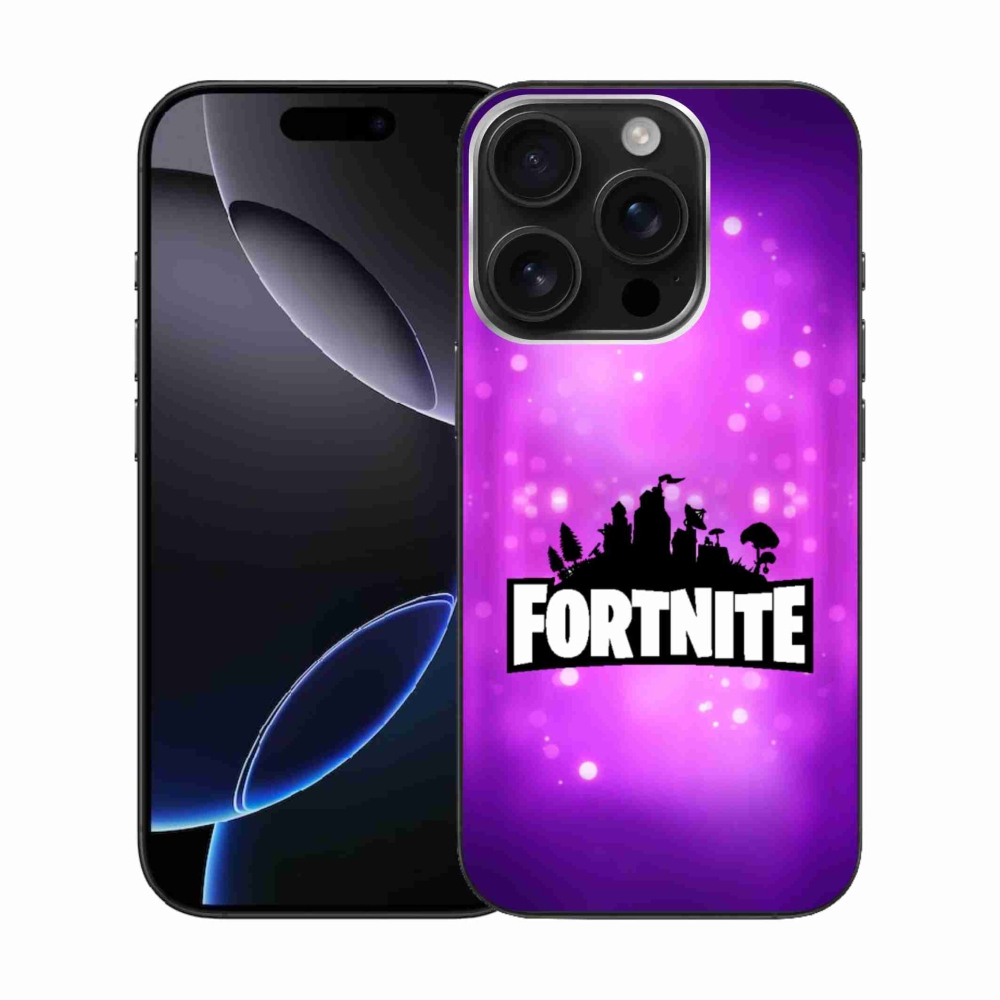 Gélový kryt mmCase na iPhone 16 Pro - fortnite 2