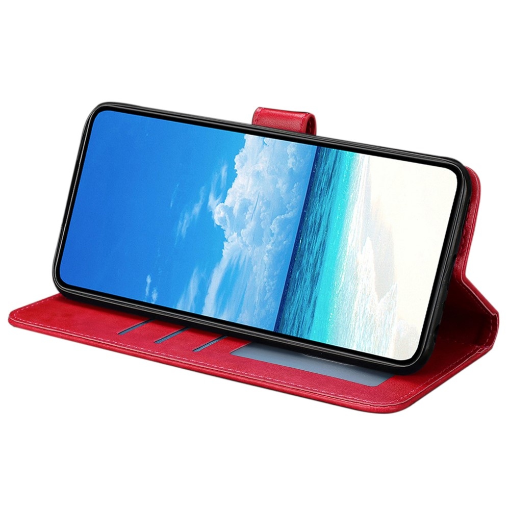 Floral Butterfly knižkové púzdro na Xiaomi Redmi A5 (171.7x77.8x8.3mm) - červené