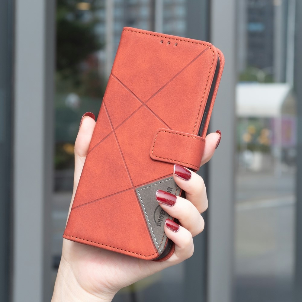 COLOR BNF knižkové puzdro na Realme 14 5G - hnedé