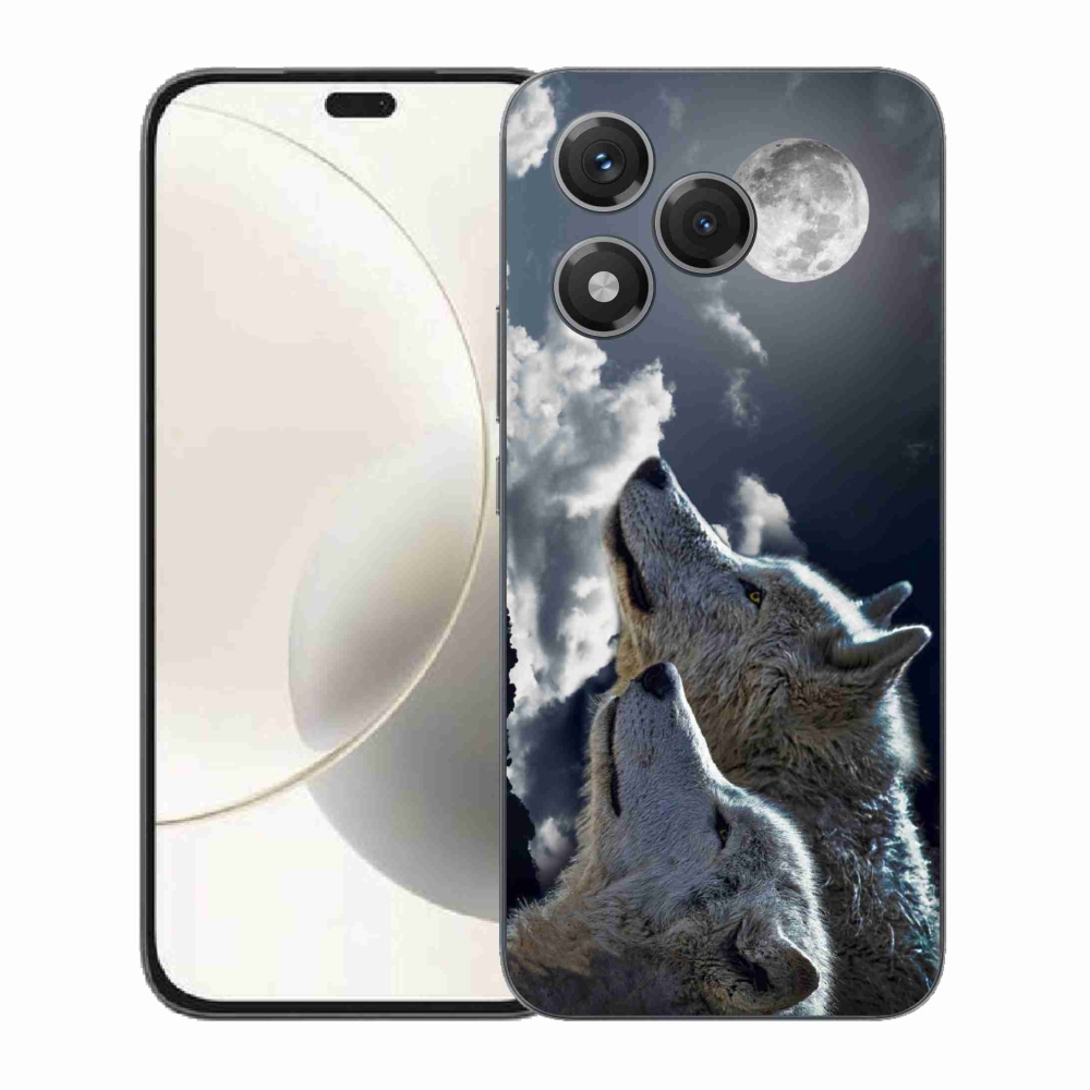 Gélový kryt mmCase na Honor 400 Lite - vlci
