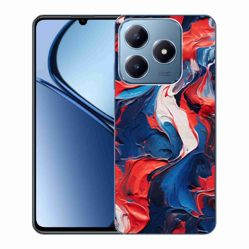 Gélový kryt mmCase na Realme C63 - abstraktný motív 7