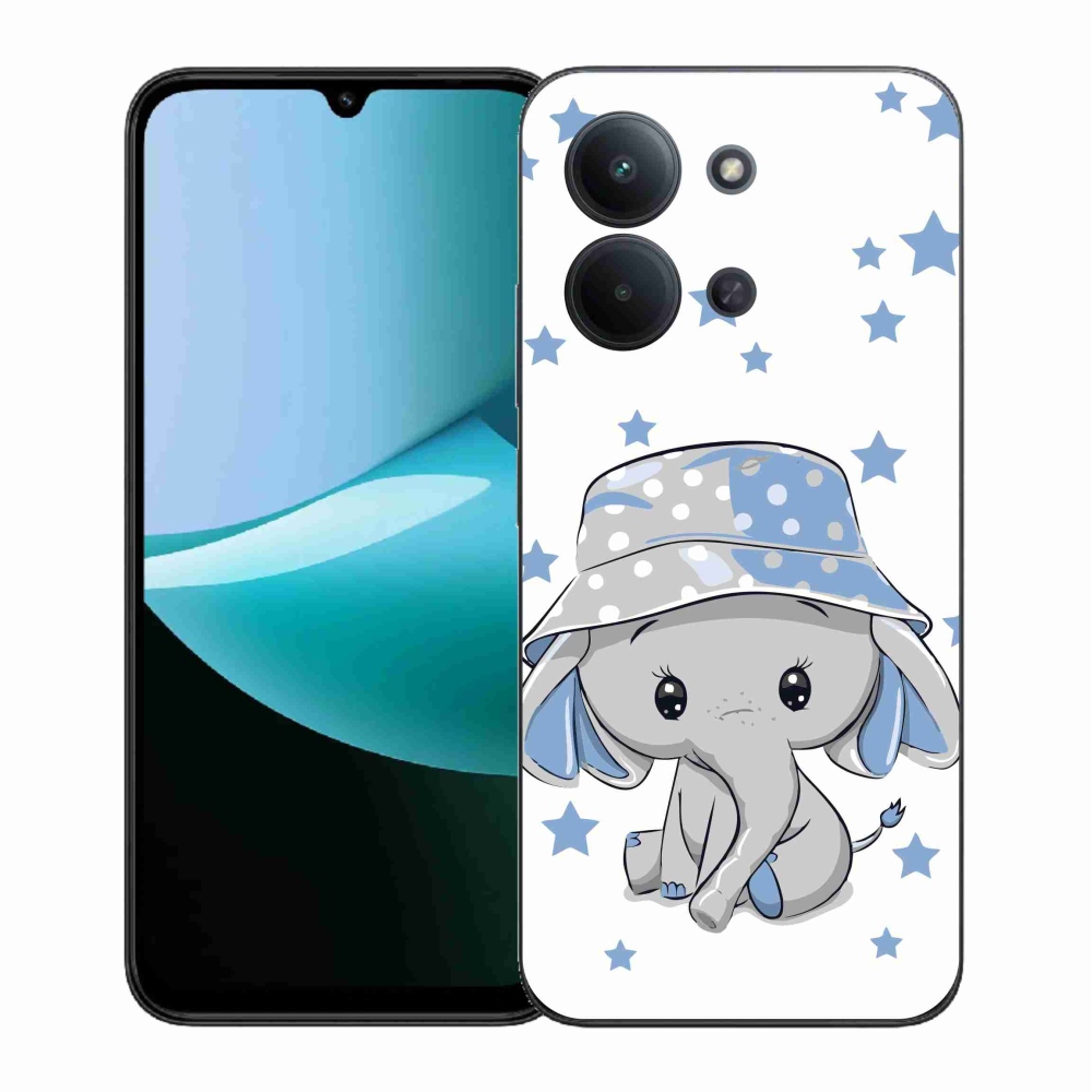 Gélový kryt mmCase na Xiaomi Redmi 15C 4G (171mm)/Poco C85 4G (171mm) - modrý slon