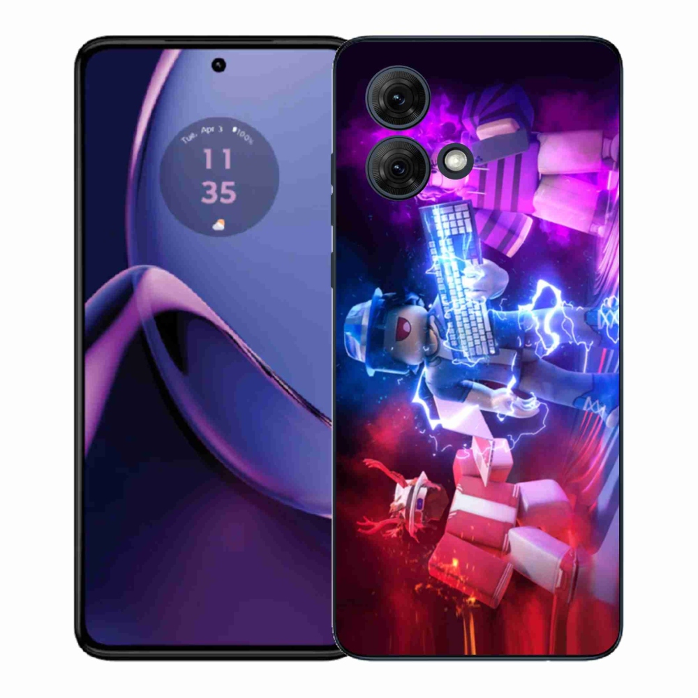 Gélový kryt mmCase na Motorola Moto G84 5G - roblox