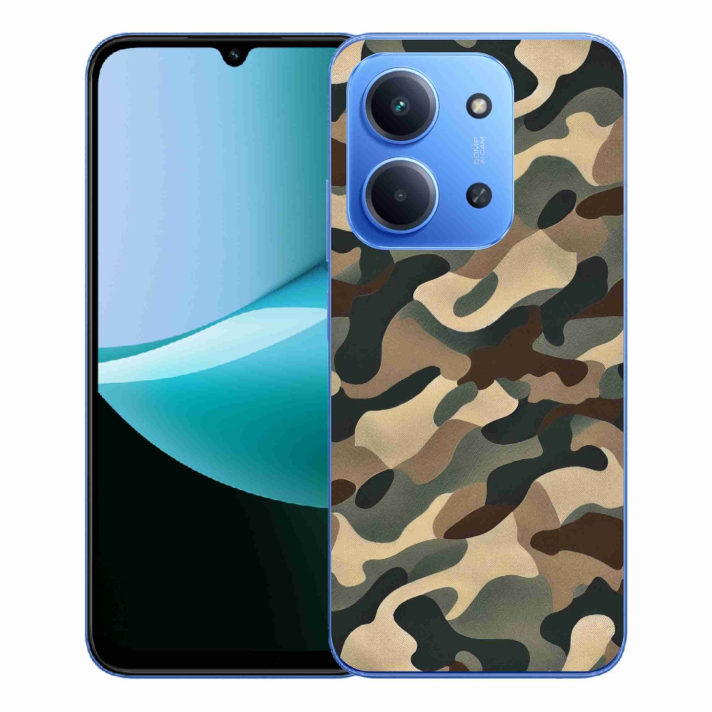 Gélový kryt mmCase na Xiaomi Redmi 15C 4G/5G (173mm) - maskáčový vzor 11