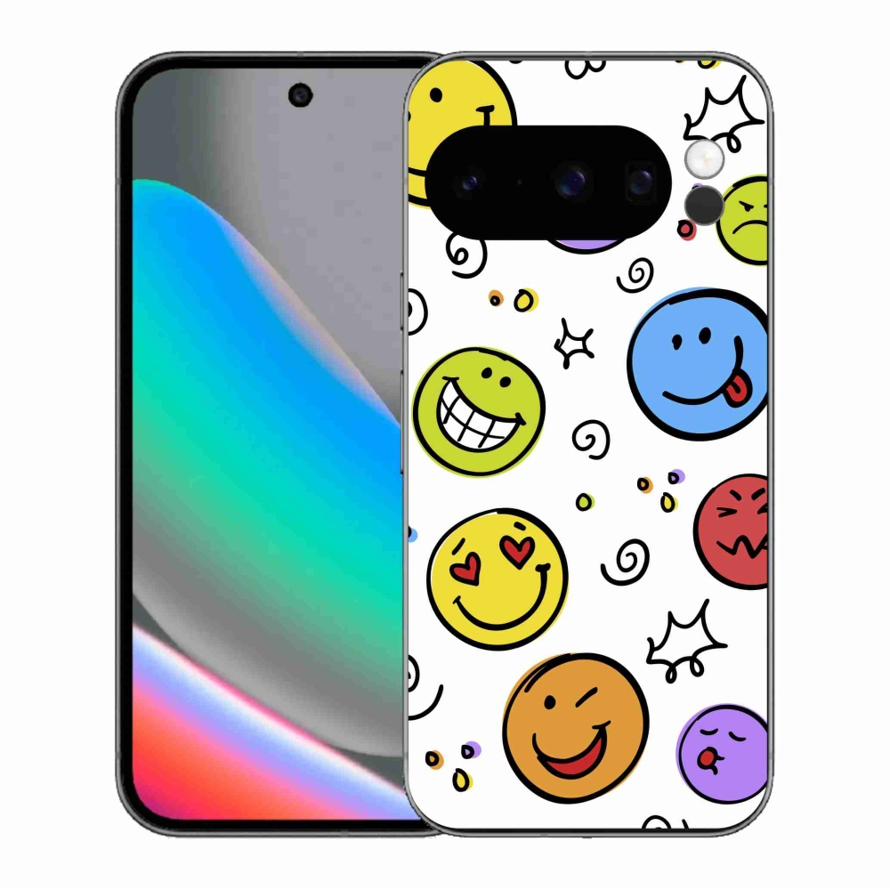 Gélový kryt mmCase na Google Pixel 10 Pro - smajlíci