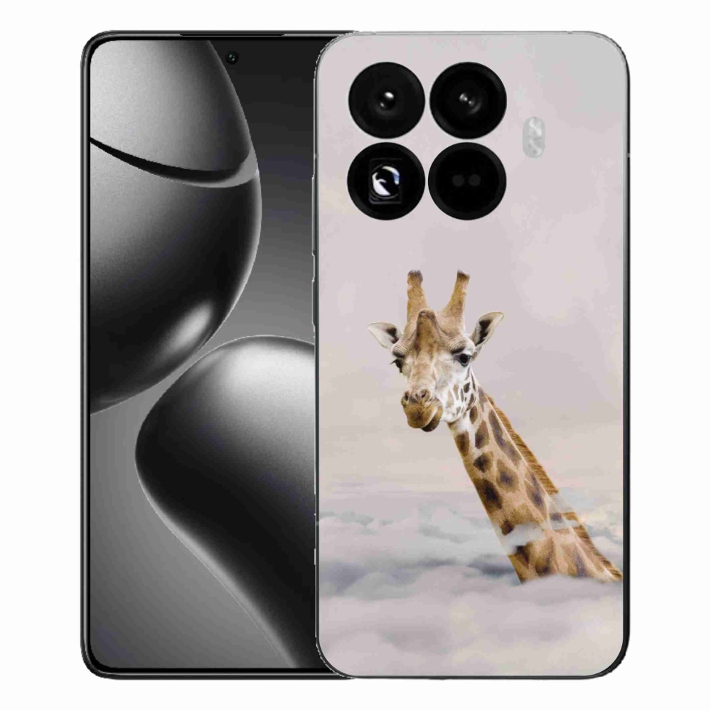 Gélový kryt mmCase na Xiaomi 15T Pro - žirafa v oblakoch