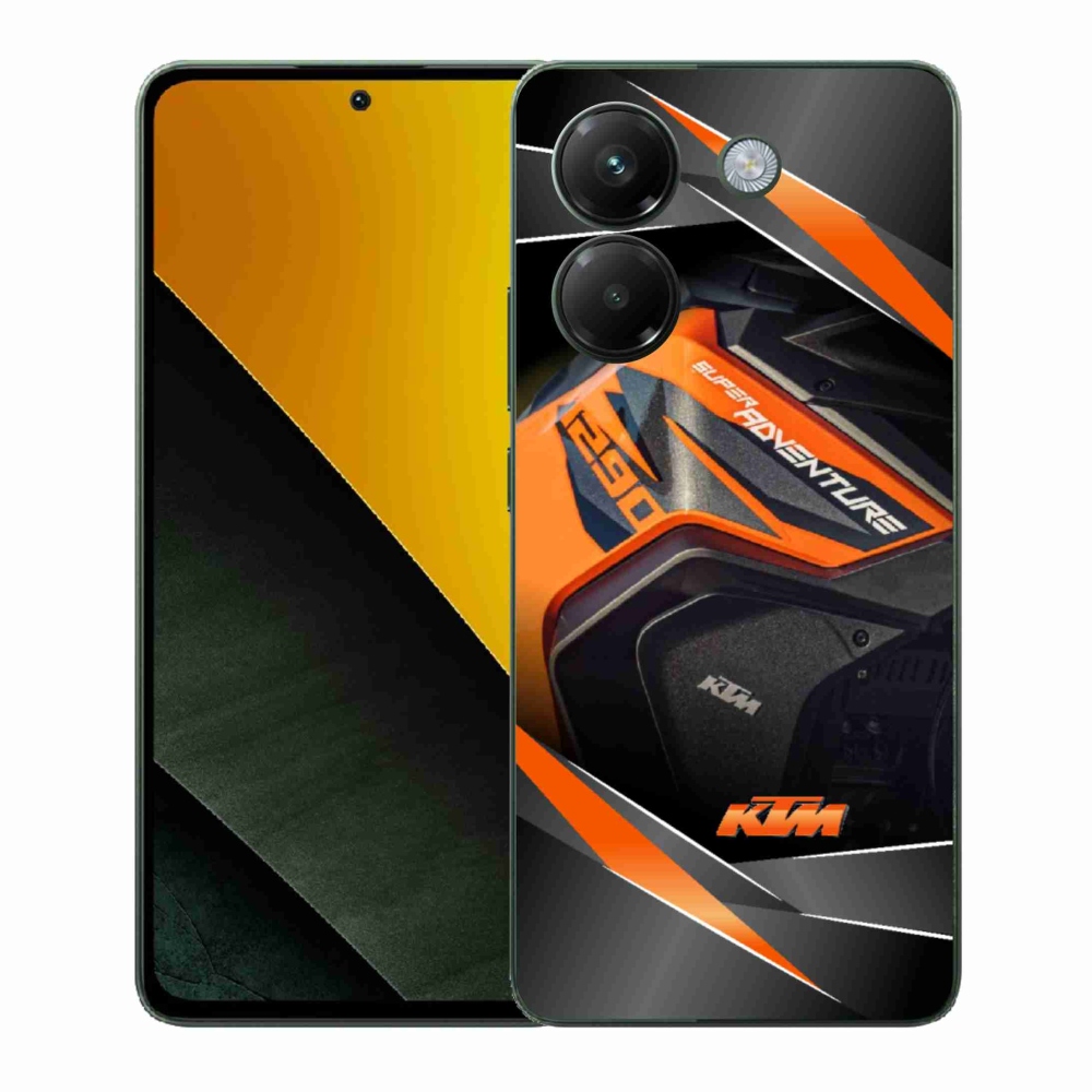 Gélový kryt mmCase na Xiaomi Poco M7 Pro 5G - motorka ktm