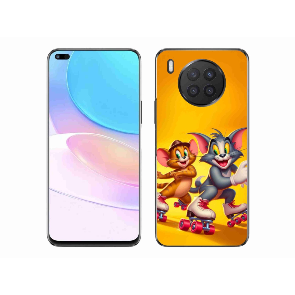 Gélový kryt mmCase na Huawei Nova 8i - tom a jerry