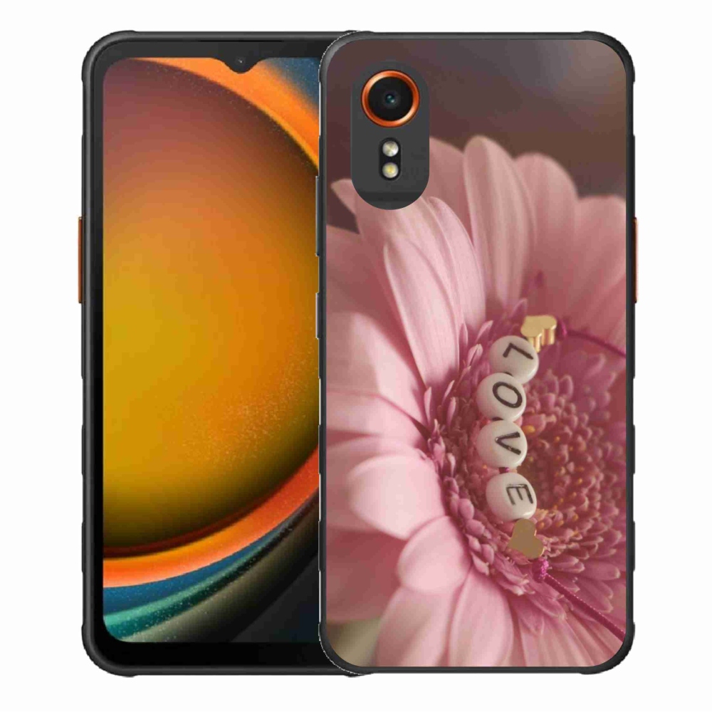 Gélový kryt mmCase na Samsung Galaxy Xcover 7 - prívesok love