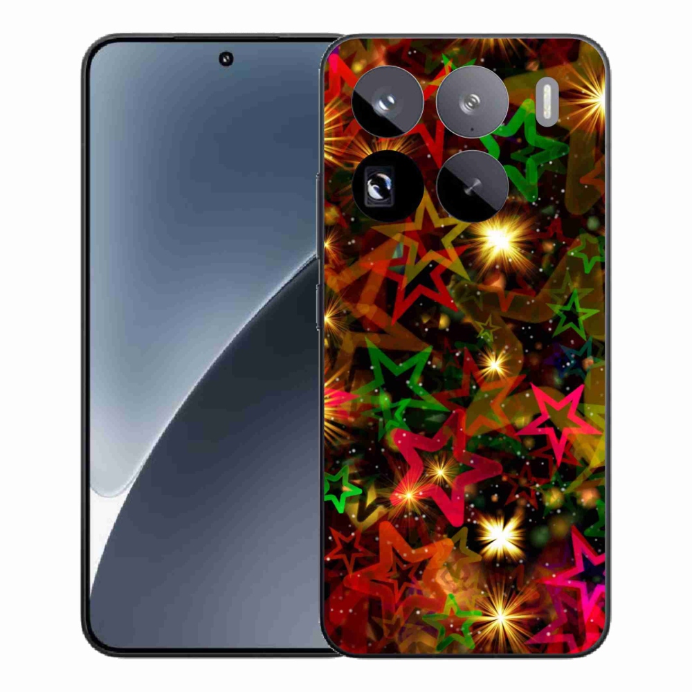 Gélový kryt mmCase na Xiaomi 15 Pro - farebné hviezdičky