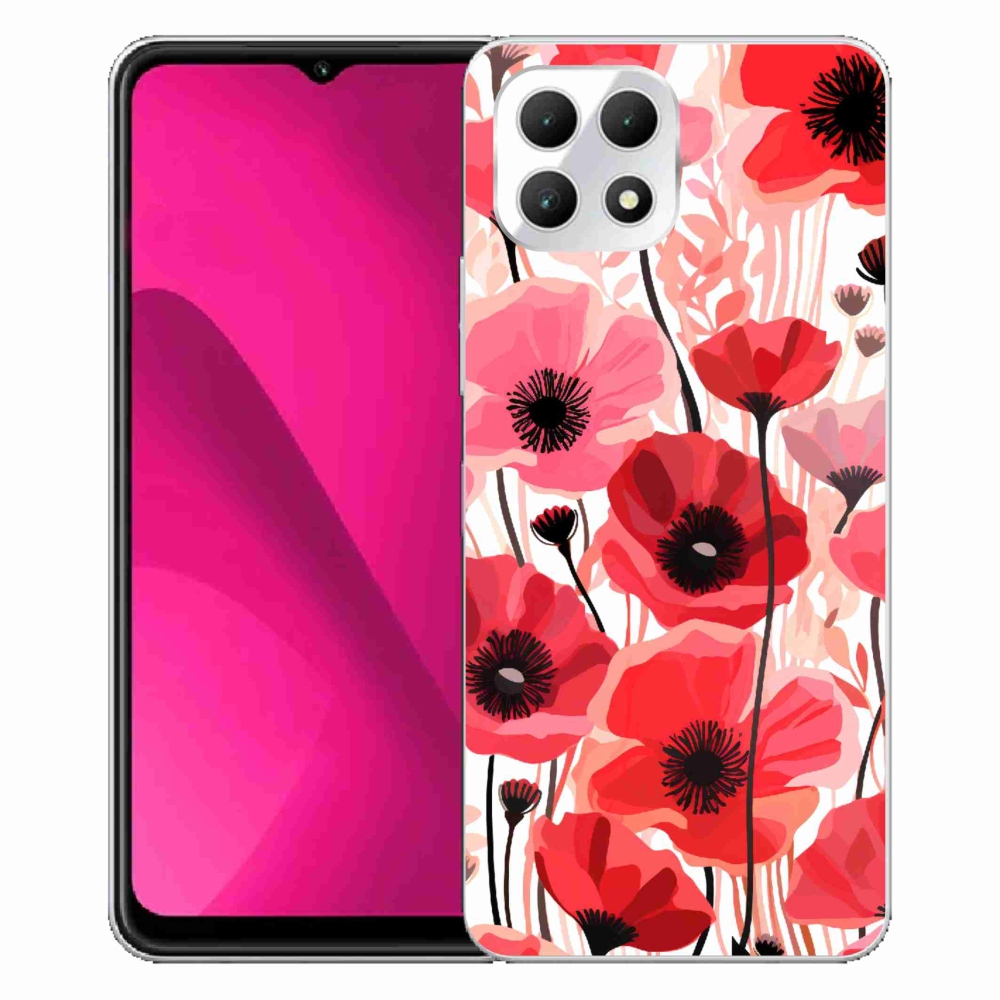 Gélový kryt mmCase na T-Mobile T Phone 2 - vlčí mak 1