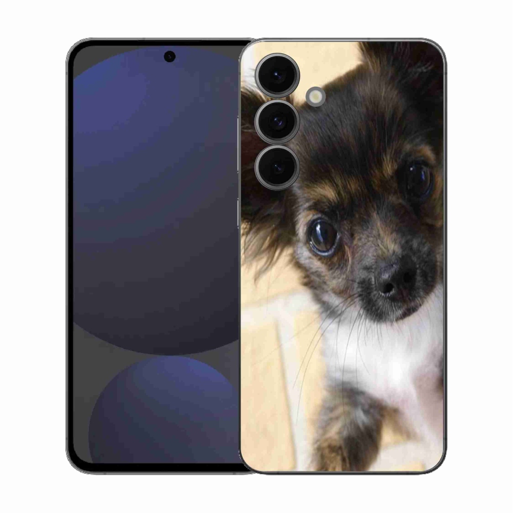 Gélový kryt mmCase na Samsung Galaxy S25 FE - čivava 2