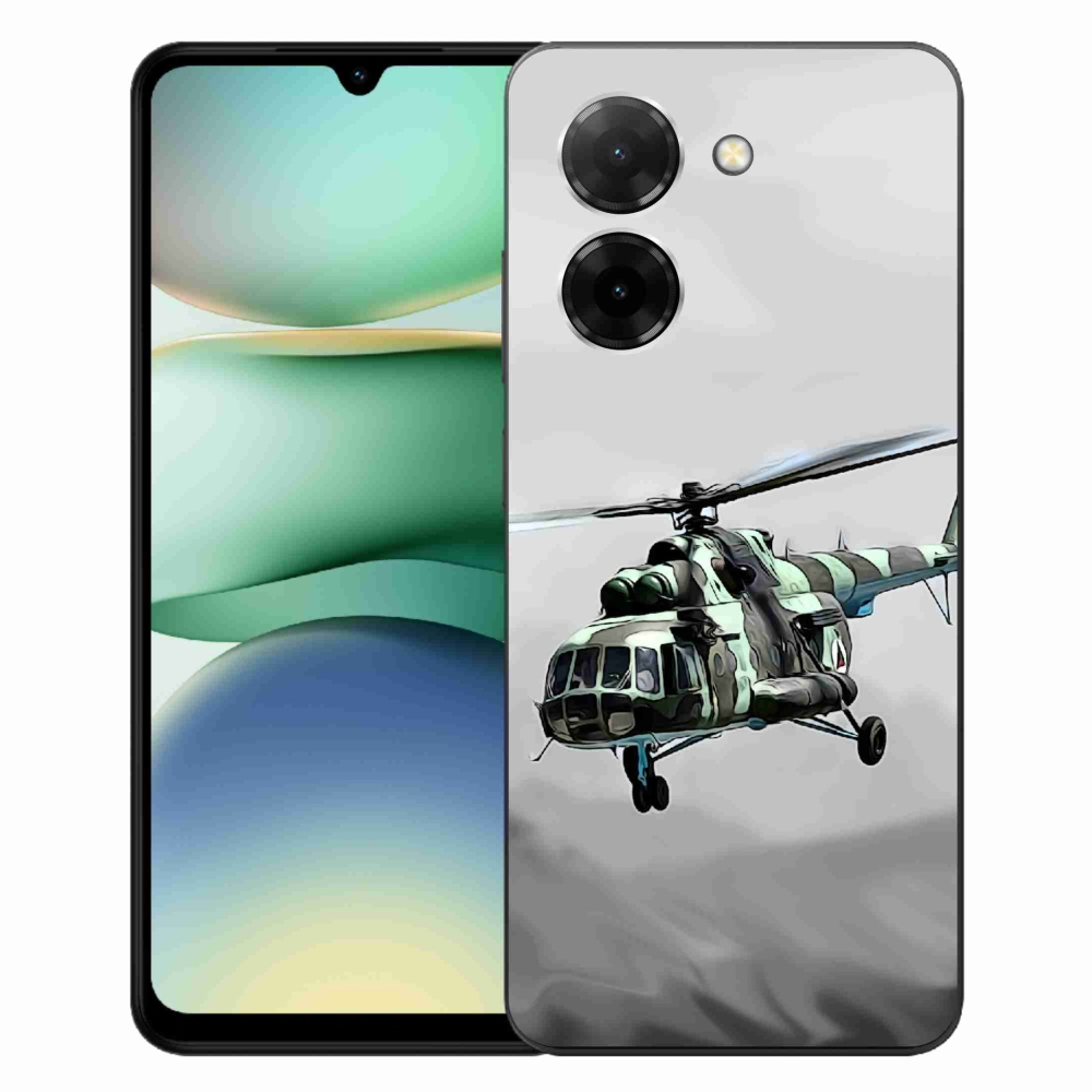 Gélový kryt mmCase na Xiaomi Redmi A5 - vojenský vrtuľník