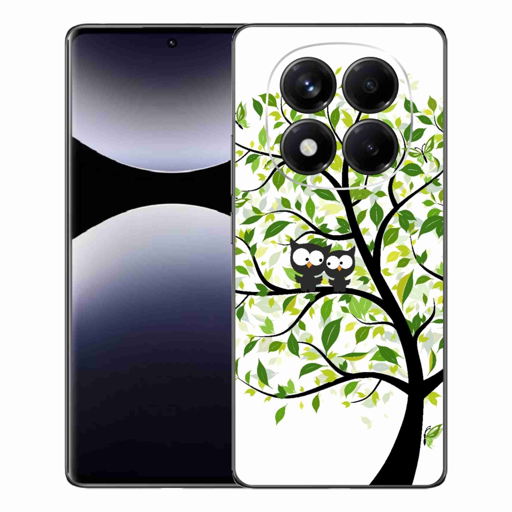 Gélový kryt mmCase na Xiaomi Redmi Note 14 Pro - malej sovy na strome