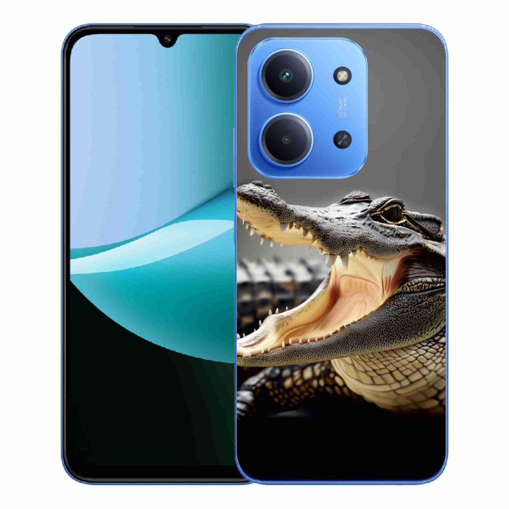 Gélový kryt mmCase na Xiaomi Redmi 15C 4G/5G (173mm) - krokodíl