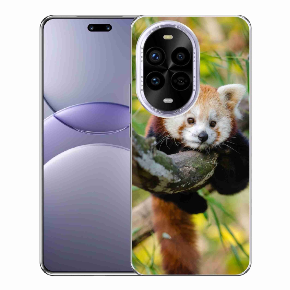 Gélový kryt mmCase na Huawei Nova 13 Pro 5G - panda červená