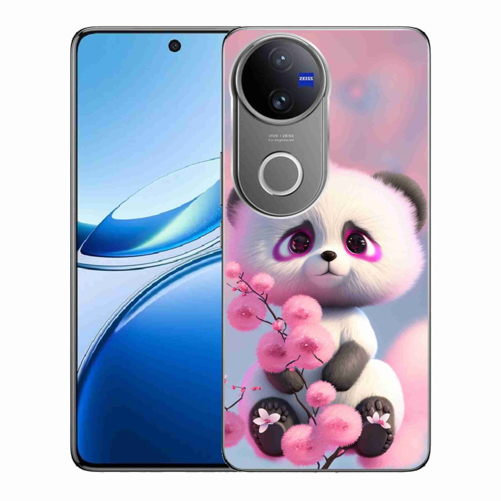 Gélový kryt mmCase na Vivo V50 5G - roztomilá panda 1