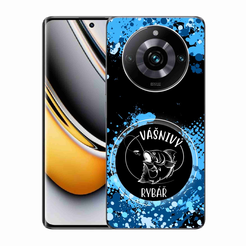 Gélový kryt mmCase na Realme 11 Pro/11 Pro+ - vášnivý rybár čierne pozadie