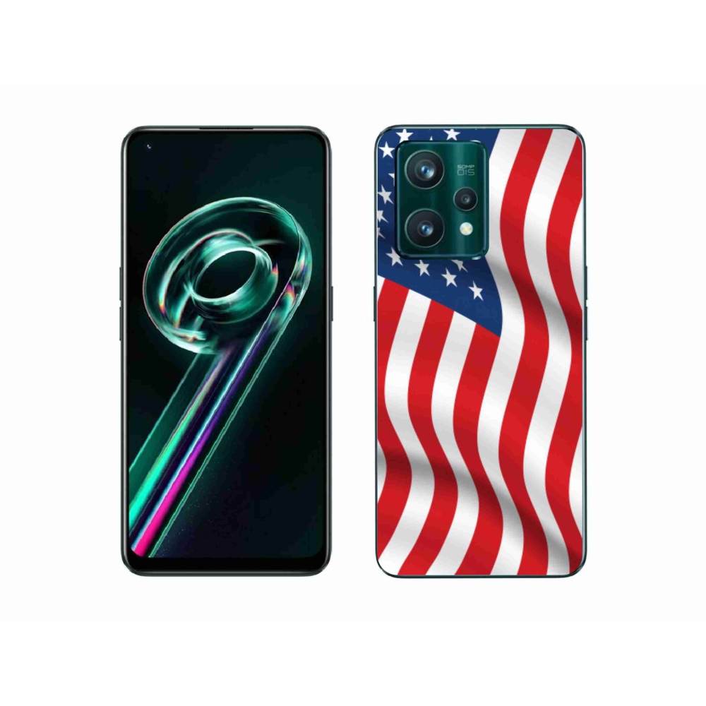 Gélový kryt mmCase na mobil Realme 9 Pro+ 5G - USA vlajka