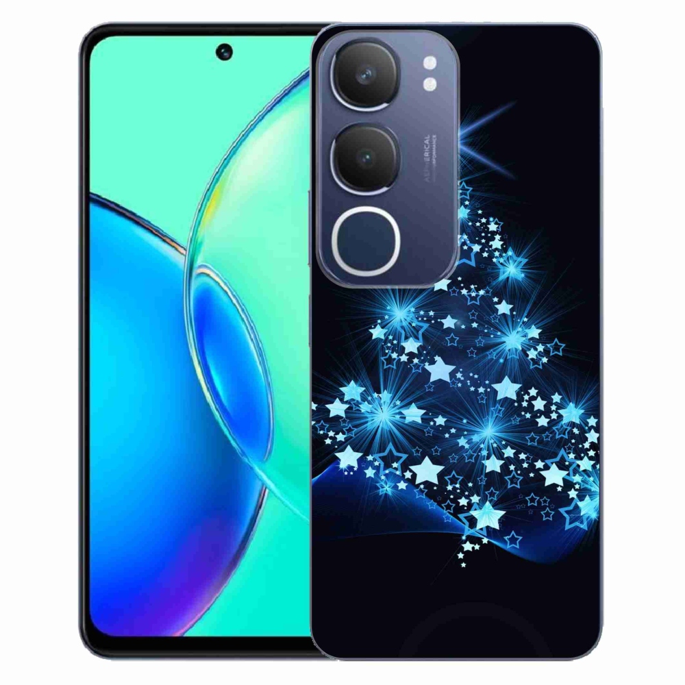 Gélový kryt mmCase na Vivo Y19s - vianočný stromček