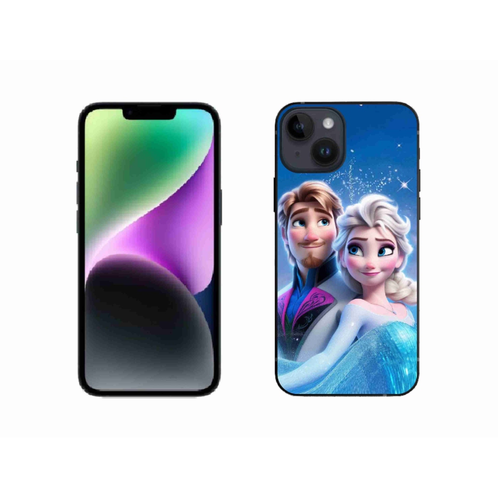 Gélový kryt mmCase na iPhone 14 - ľadové kráľovstvo 1